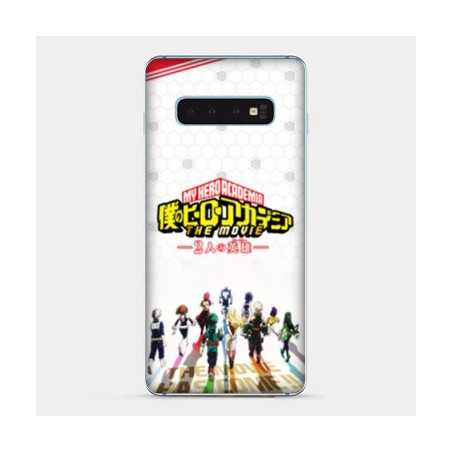Coque Samsung Galaxy S10 PLUS Manga My hero academia blanc