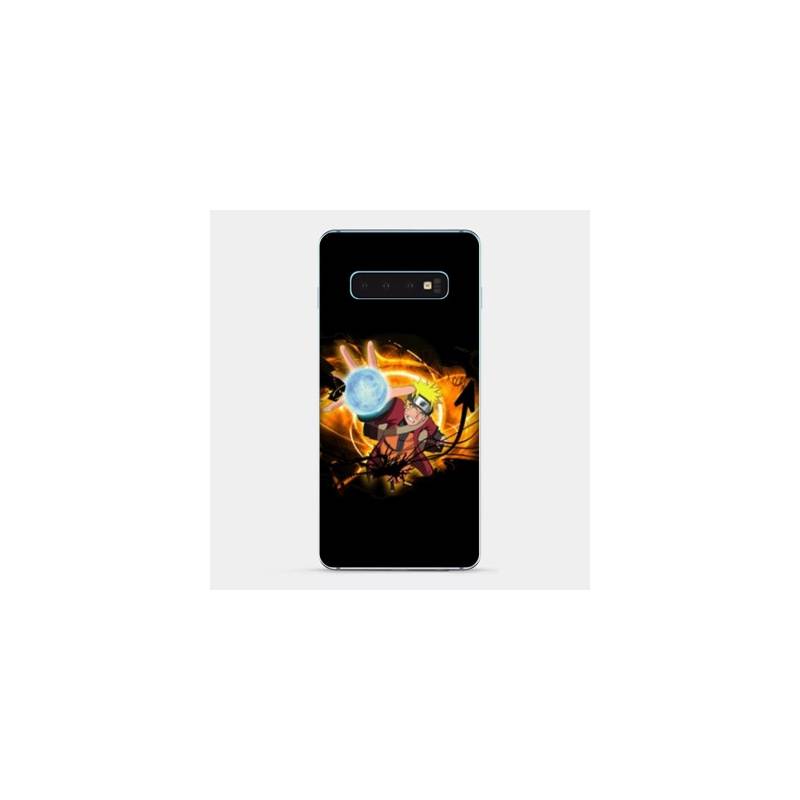 Coque Samsung Galaxy S10 PLUS Manga Naruto noir