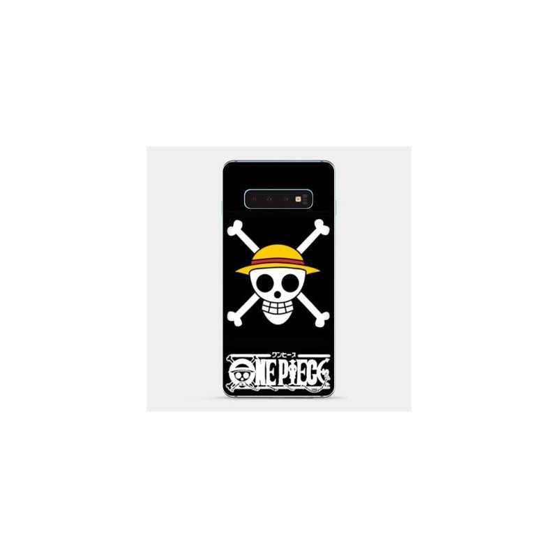 Coque Samsung Galaxy S10 PLUS Manga One Piece tete de mort