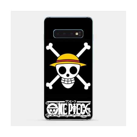 Coque Samsung Galaxy S10 PLUS Manga One Piece tete de mort
