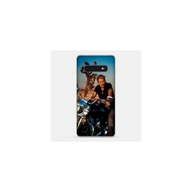 Coque Samsung Galaxy S10 PLUS Johnny Hallyday Moto