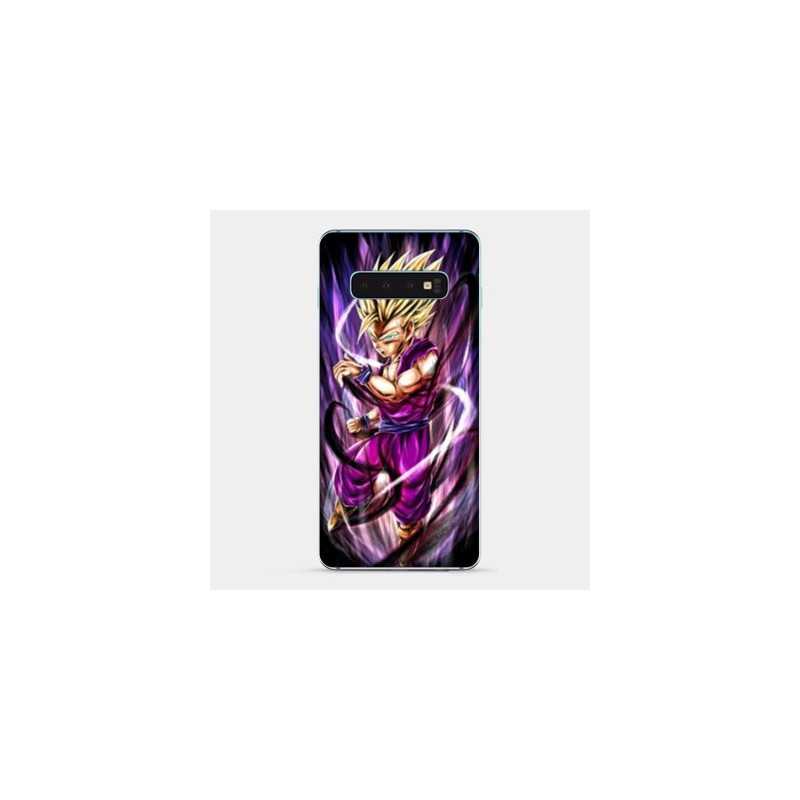 Coque Samsung Galaxy S10e Manga Dragon Ball Sangohan violet