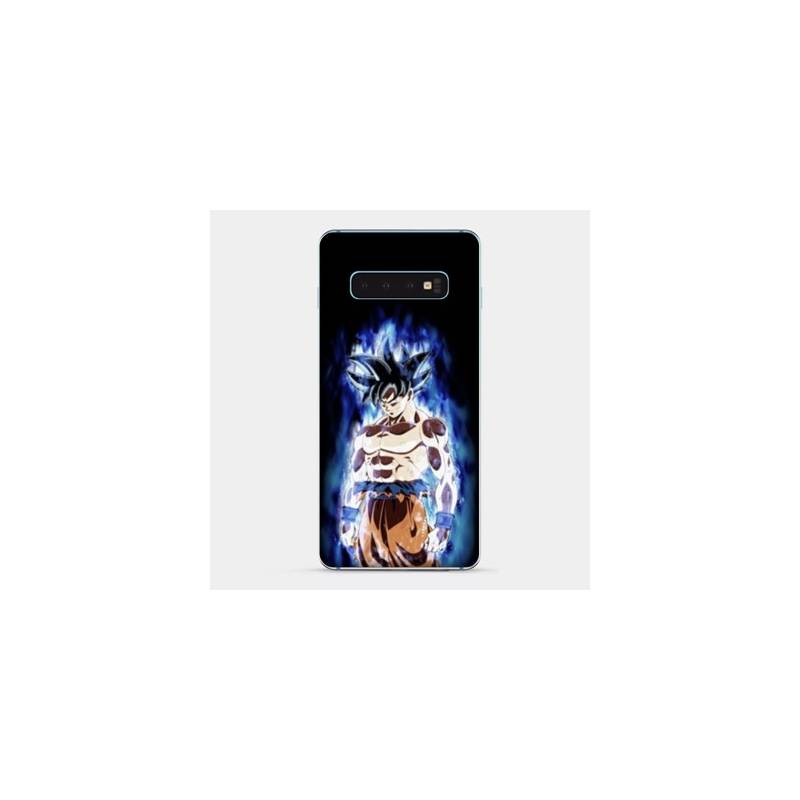 Coque Samsung Galaxy S10e Manga Dragon Ball Sangoku Noir