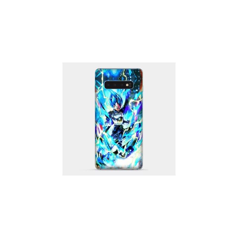 Coque Samsung Galaxy S10e Manga Dragon Ball Vegeta Bleu
