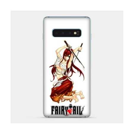 Coque Samsung Galaxy S10e Manga Fairy Tail Erza