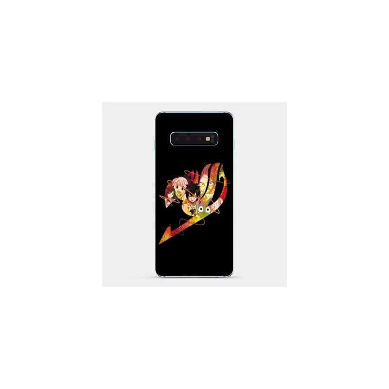 Coque Samsung Galaxy S10e Manga Fairy Tail Logo Noir