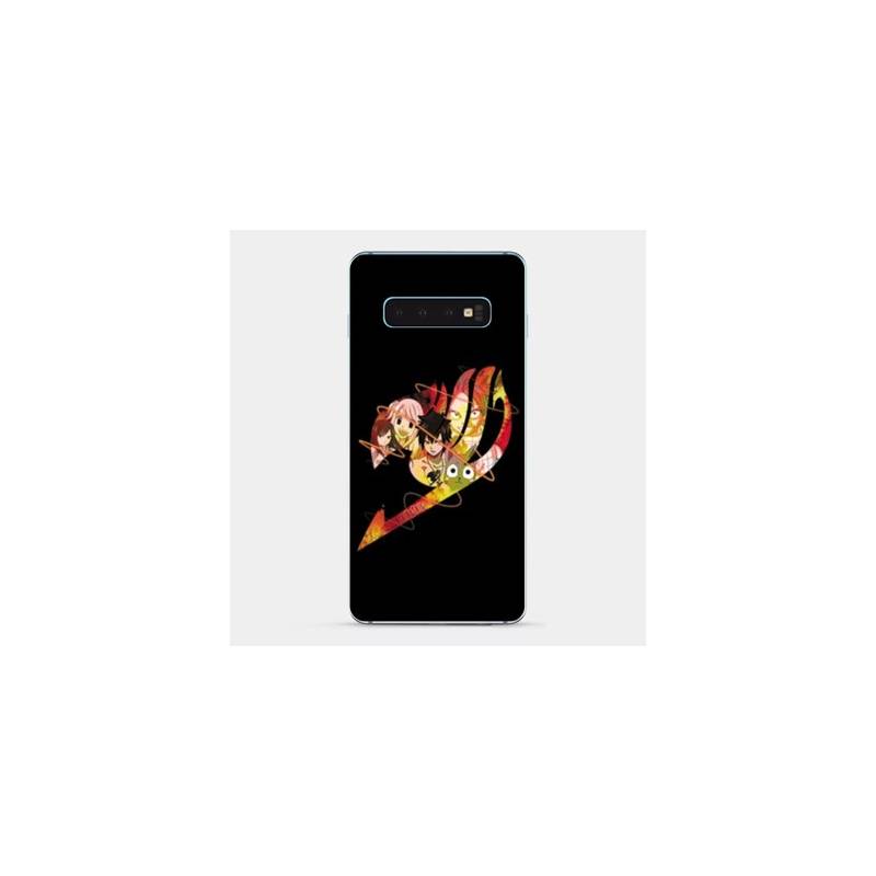 Coque Samsung Galaxy S10e Manga Fairy Tail Logo Noir