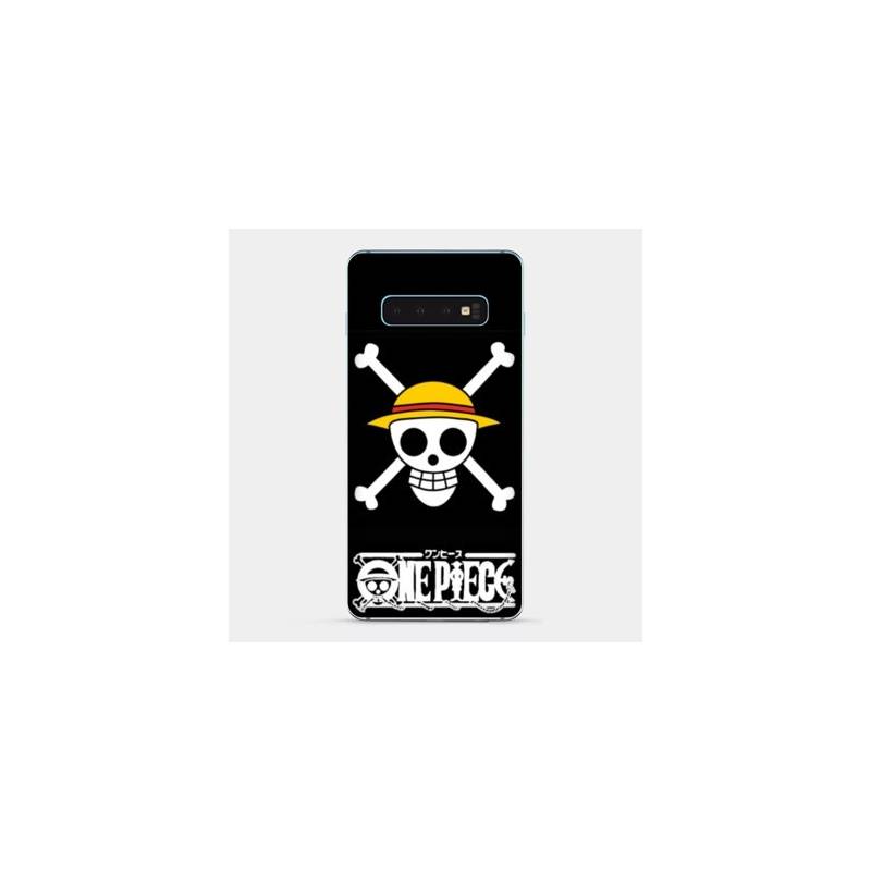 Coque Samsung Galaxy S10e Manga One Piece tete de mort