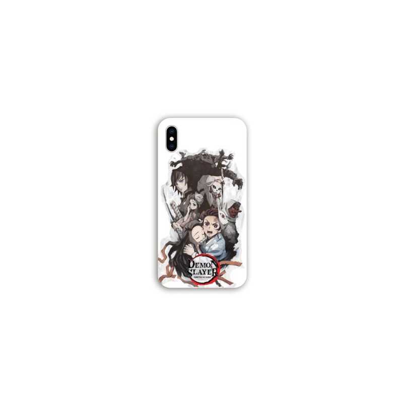 Coque Iphone XS Max Manga Demon Slayer Blanc