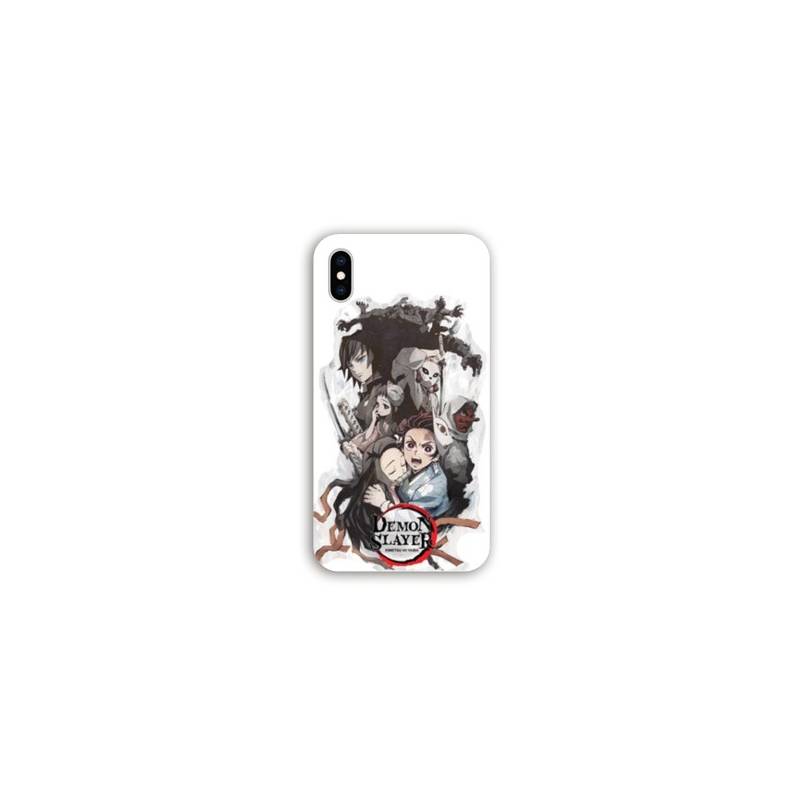 Coque Iphone XS Max Manga Demon Slayer Blanc