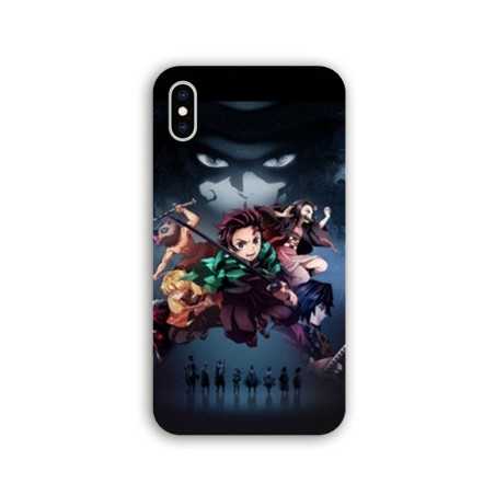 Coque Iphone XS Max Manga Demon Slayer Noir