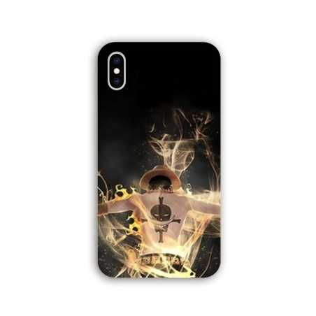 Coque Iphone XS Max Manga One Piece Ace noir