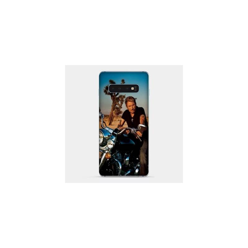 Coque Samsung Galaxy S10e Johnny Hallyday Moto
