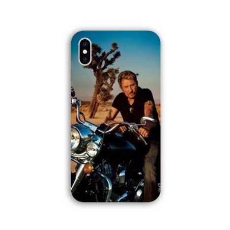 Coque Iphone XS Max Johnny Hallyday Moto