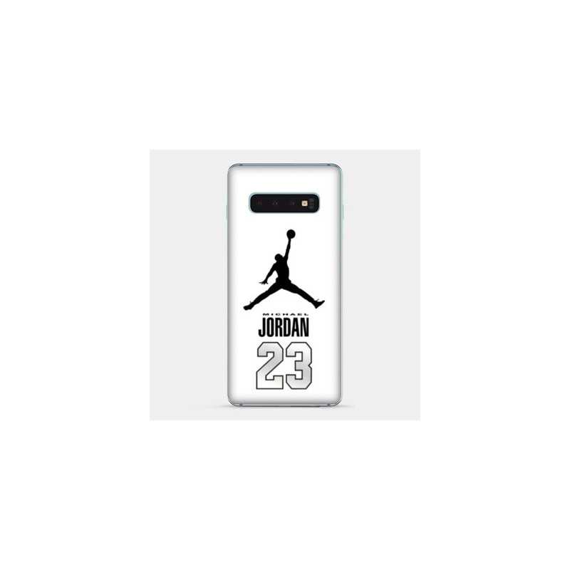 Coque Samsung Galaxy S10e Jordan 23 Blanc