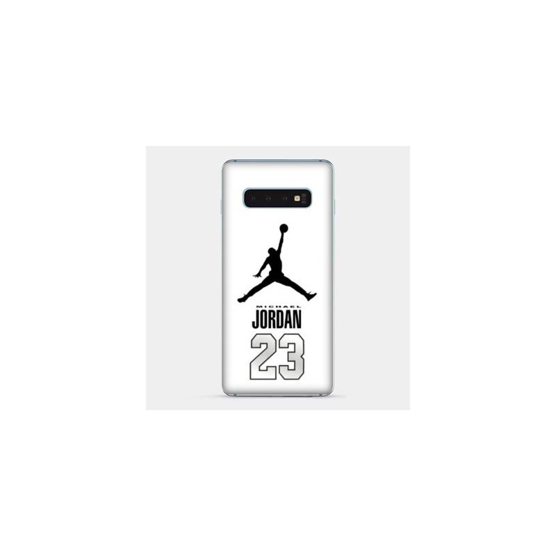 Coque Samsung Galaxy S10e Jordan 23 Blanc