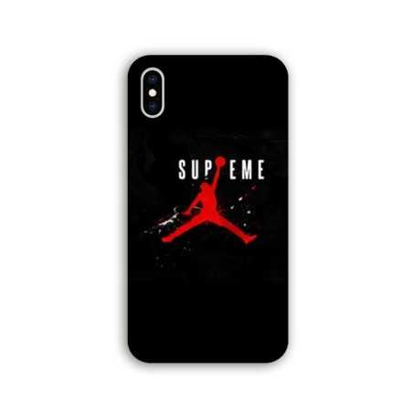 Coque Iphone XS Max Jordan Supreme Noir