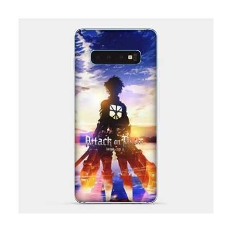 Coque Samsung Galaxy S10 Manga Attaque titans Soleil