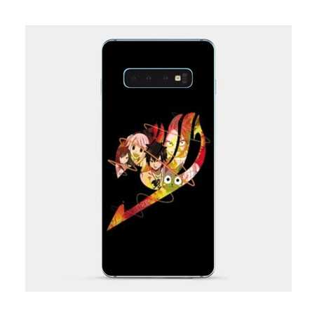 Coque Samsung Galaxy S10 Manga Fairy Tail Logo Noir