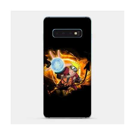 Coque Samsung Galaxy S10 Manga Naruto noir