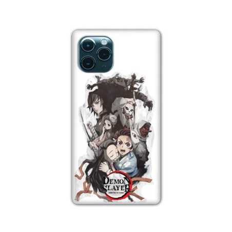 Coque Iphone 11 Pro (5,8) Manga Demon Slayer Blanc