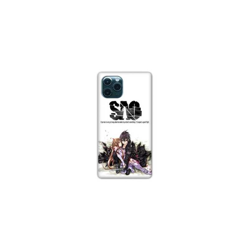 Coque Iphone 11 Pro (5,8) Manga SAO sword Art Online blanc