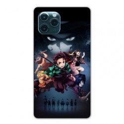 Coque Iphone 11 (6,1) Manga Demon Slayer Noir