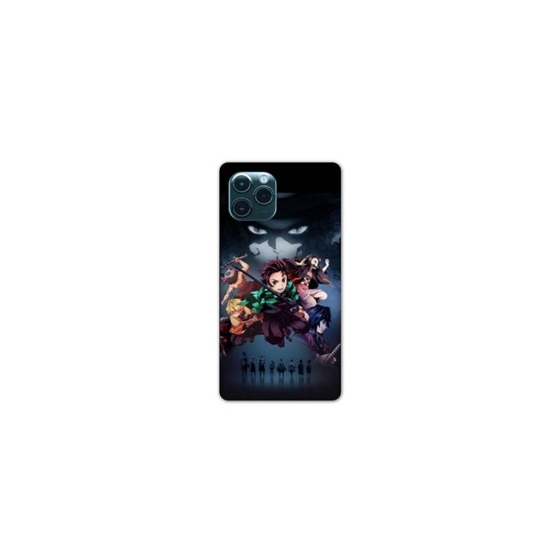 Coque Iphone 11 (6,1) Manga Demon Slayer Noir