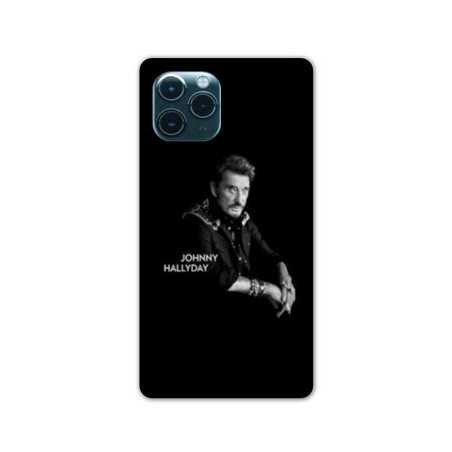 Coque Iphone 11 Pro Max (6,5) Johnny Hallyday Noir