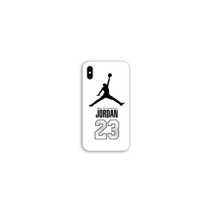 Coque Samsung Galaxy A10 Jordan 23 Blanc