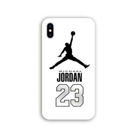 Coque Samsung Galaxy A10 Jordan 23 Blanc