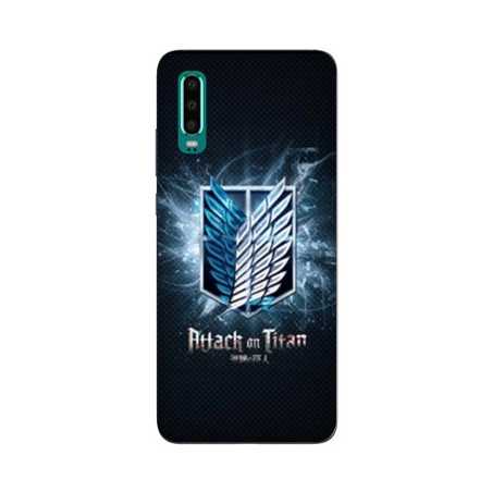Coque Samsung Galaxy A50 Manga Attaque titans noir