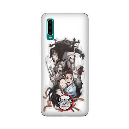 Coque Samsung Galaxy A50 Manga Demon Slayer Blanc
