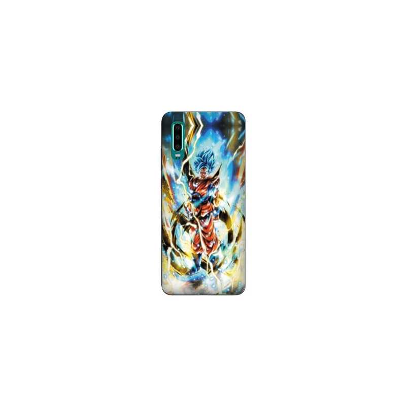Coque Samsung Galaxy A50 Manga Dragon Ball Sangoku Blanc