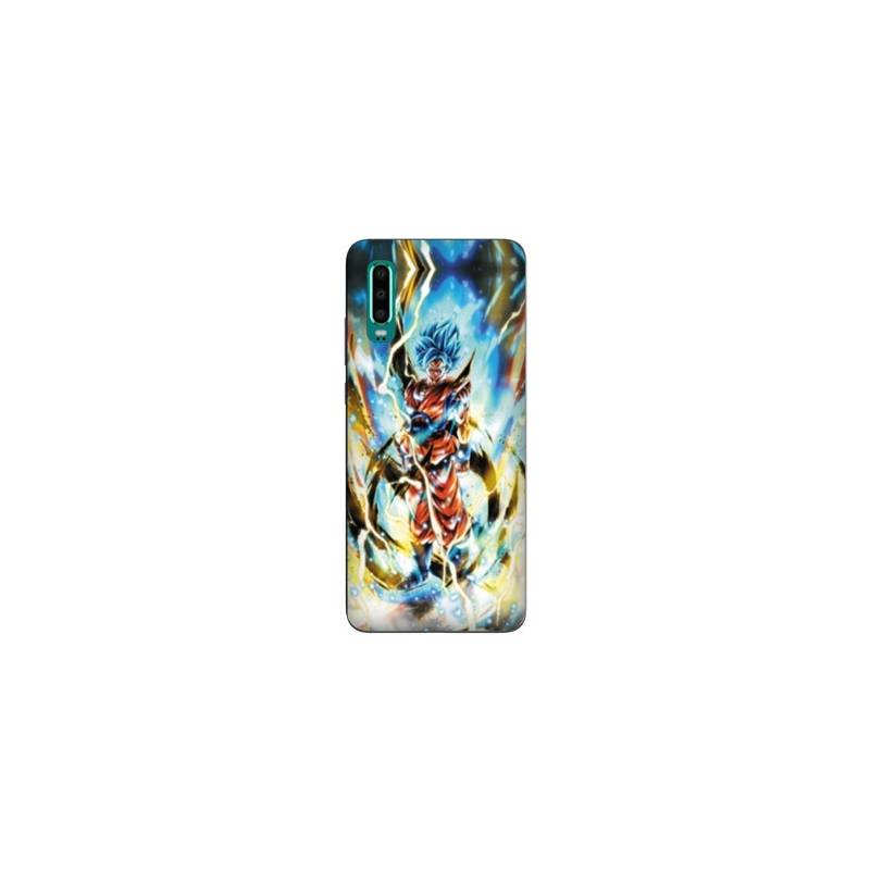 Coque Samsung Galaxy A50 Manga Dragon Ball Sangoku Blanc