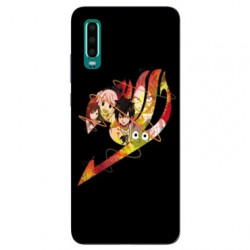 Coque Samsung Galaxy A50 Manga Fairy Tail Logo Noir