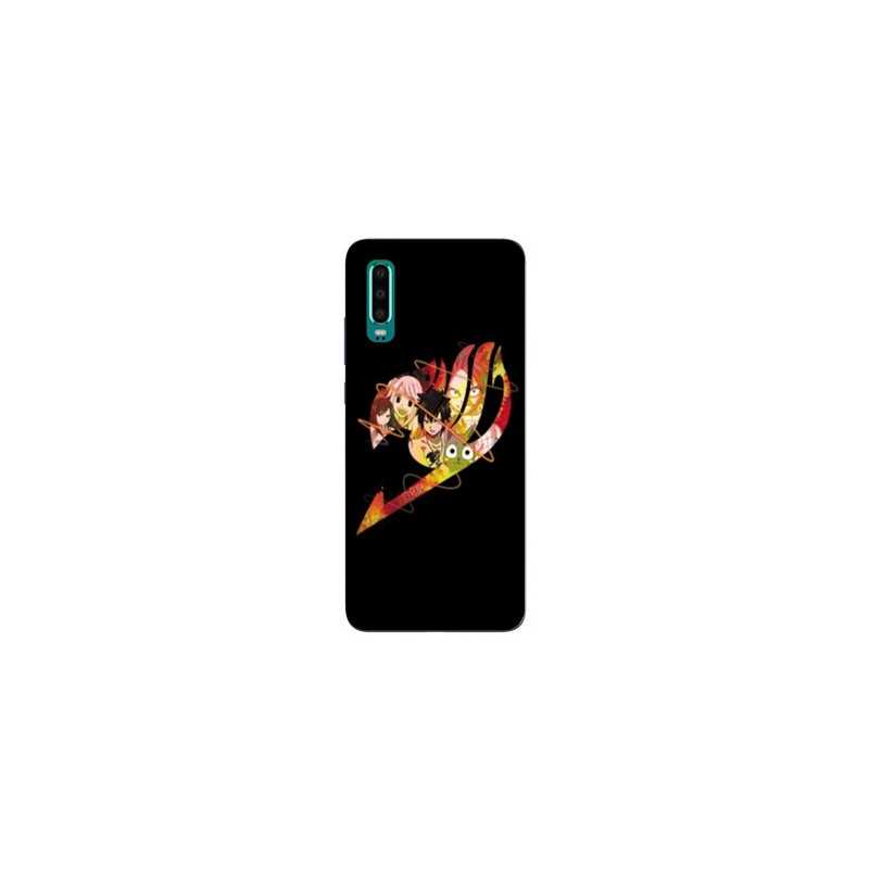 Coque Samsung Galaxy A50 Manga Fairy Tail Logo Noir