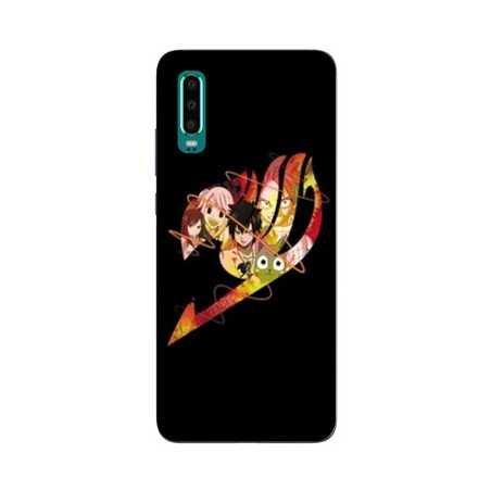 Coque Samsung Galaxy A50 Manga Fairy Tail Logo Noir