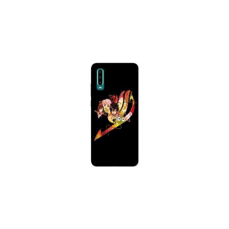 Coque Samsung Galaxy A50 Manga Fairy Tail Logo Noir