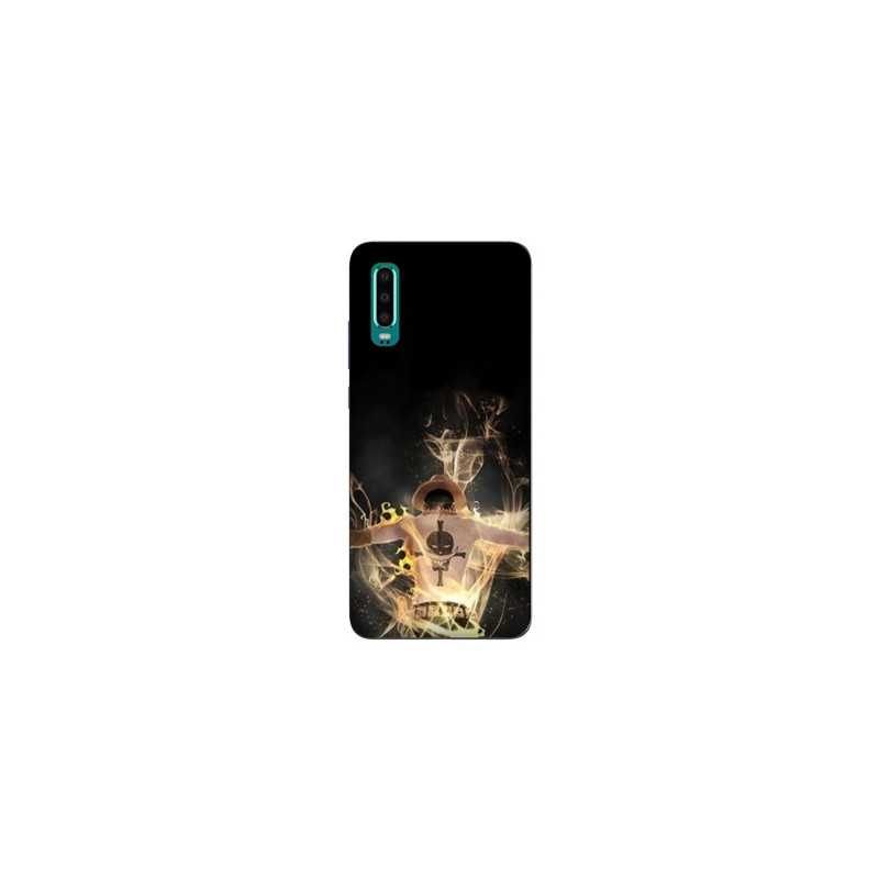 Coque Samsung Galaxy A50 Manga One Piece Ace noir