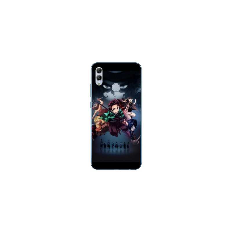 Coque Samsung Galaxy A40 Manga Demon Slayer Noir