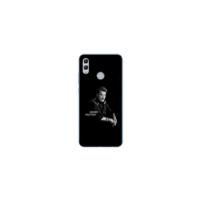 Coque Samsung Galaxy A40 Johnny Hallyday Noir