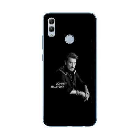 Coque Samsung Galaxy A40 Johnny Hallyday Noir