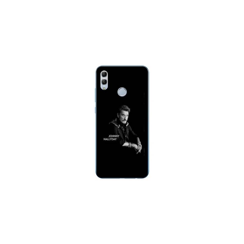Coque Samsung Galaxy A40 Johnny Hallyday Noir