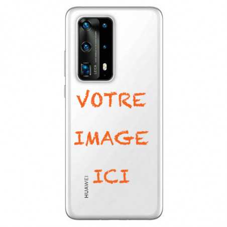 Coque transparente pour Huawei P40 personnalisée
