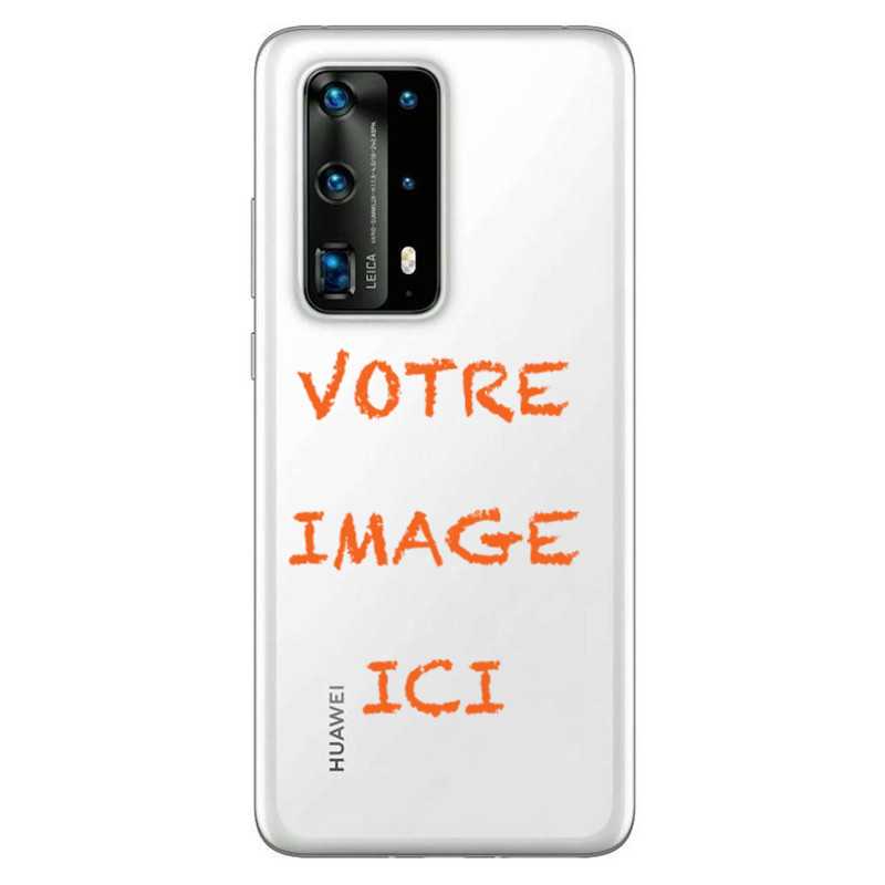 Coque transparente pour Huawei P40 personnalisée