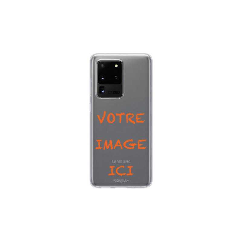 Coque transparente pour Samsung Galaxy S20 Ultra personnalisée