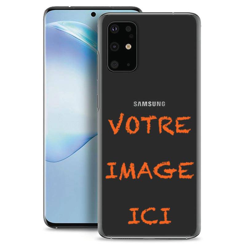 Coque transparente pour Samsung Galaxy S20 Plus personnalisée