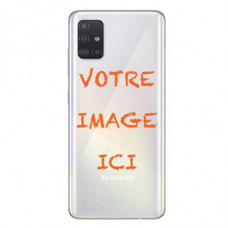 Coque transparente pour Samsung Galaxy A51 personnalisée