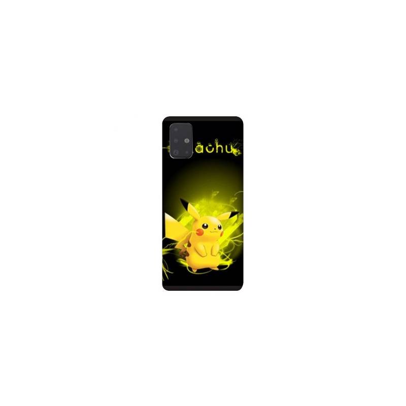 Coque pour Samsung Galaxy A51 Pokemon Pikachu eclair